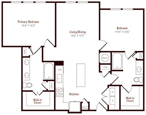 Alexan Pena Station Apartments in Denver, Colorado B5 Floor Plan